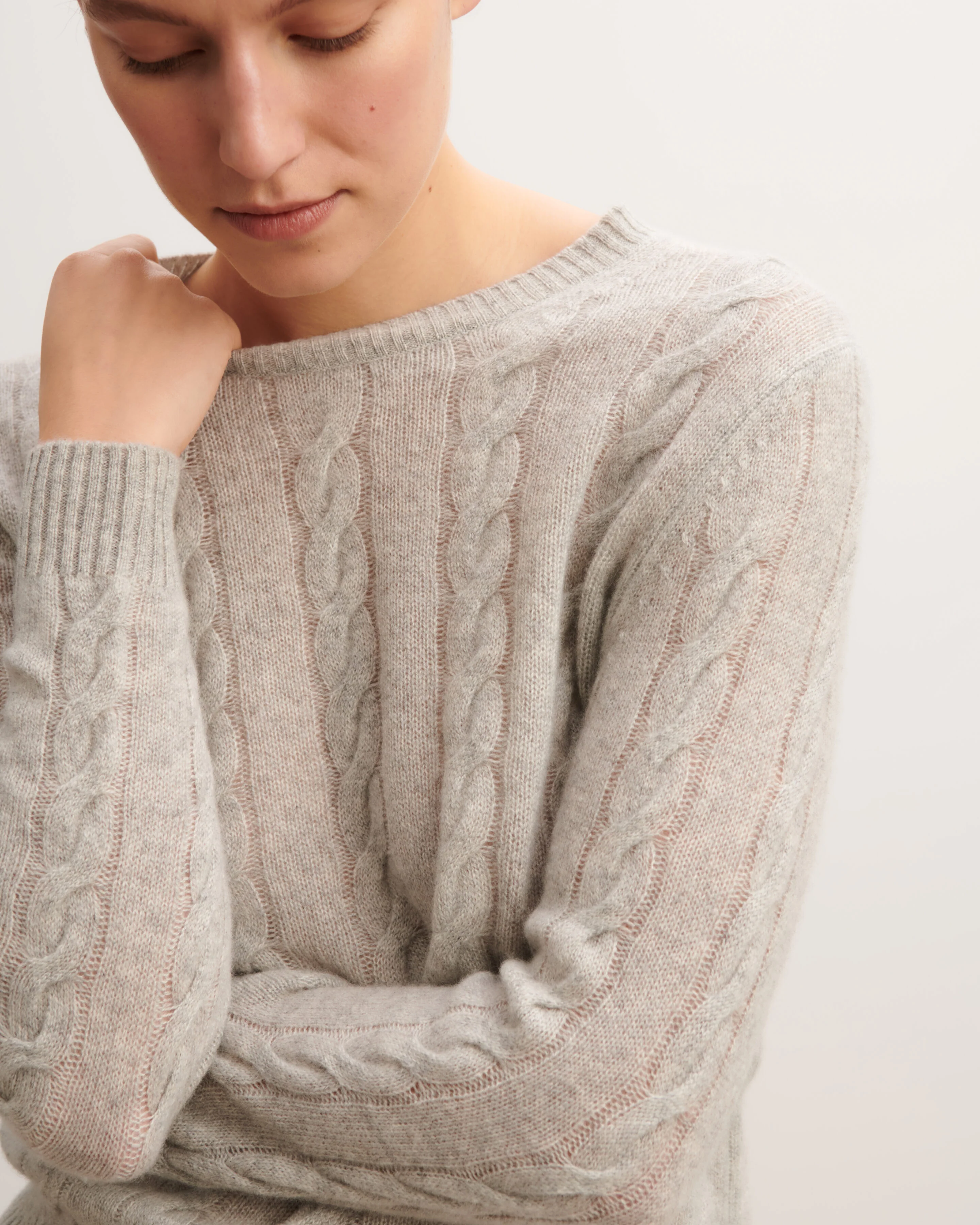 Pull à torsades legères - Image 4