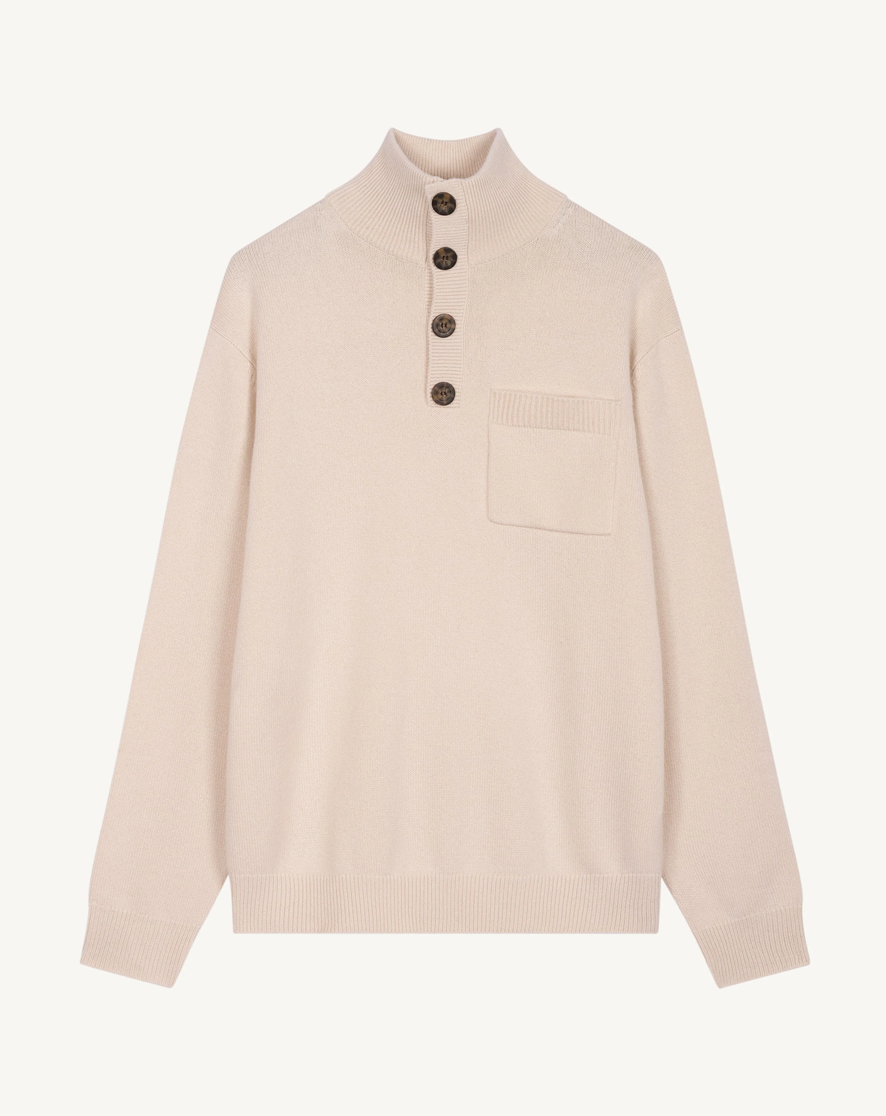 Pull col montant boutonné - Image 5