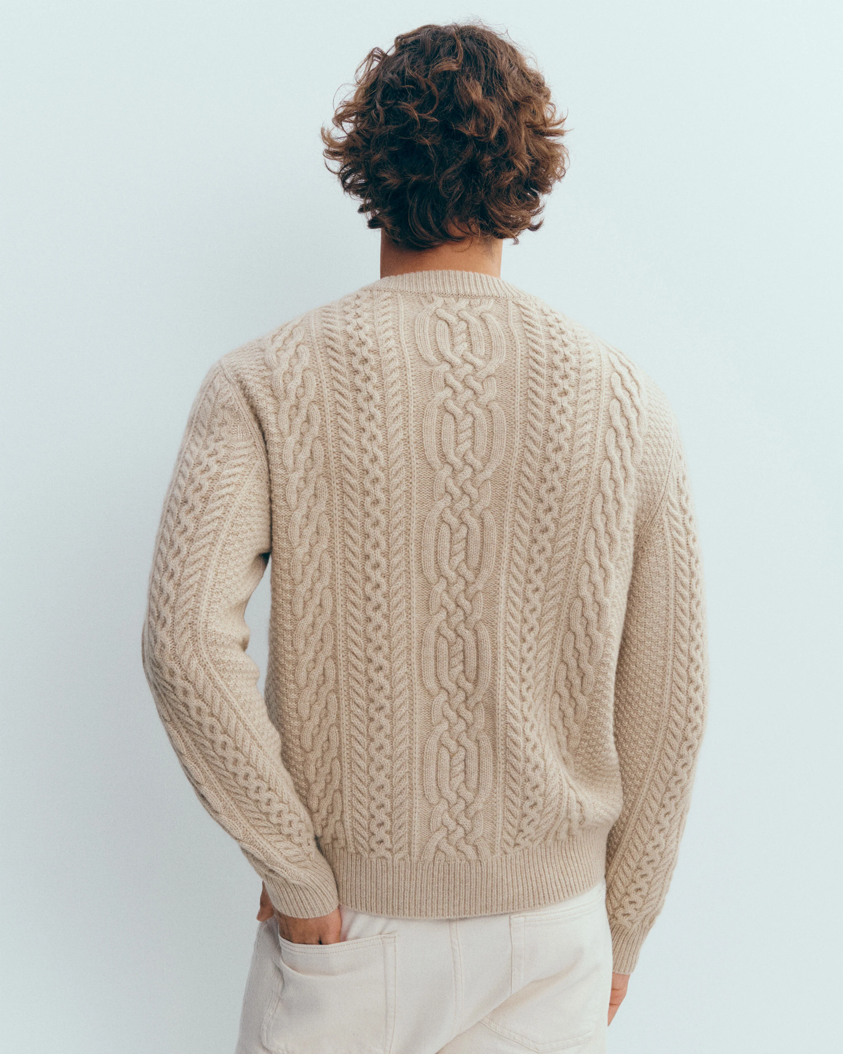 Pull col rond Ă torsades - Image 3