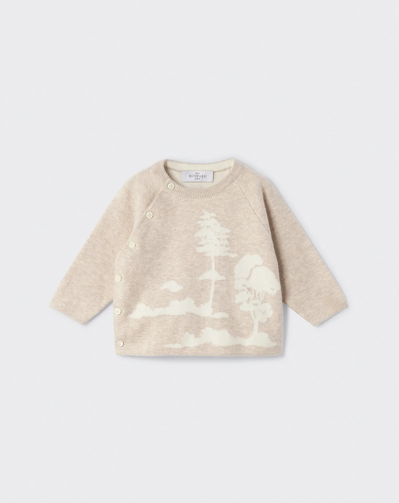 Pull col rond bébé