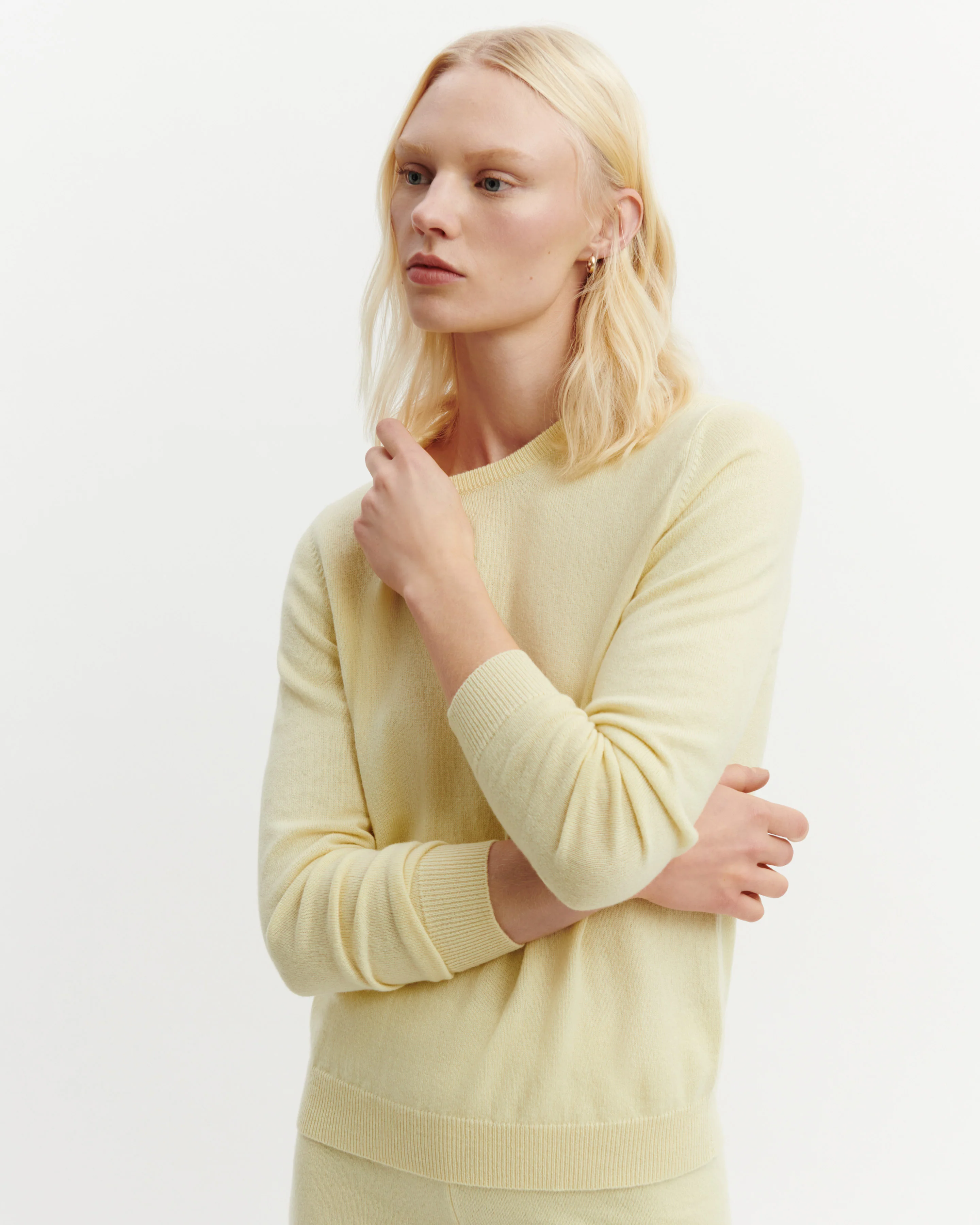 Pull col rond classique