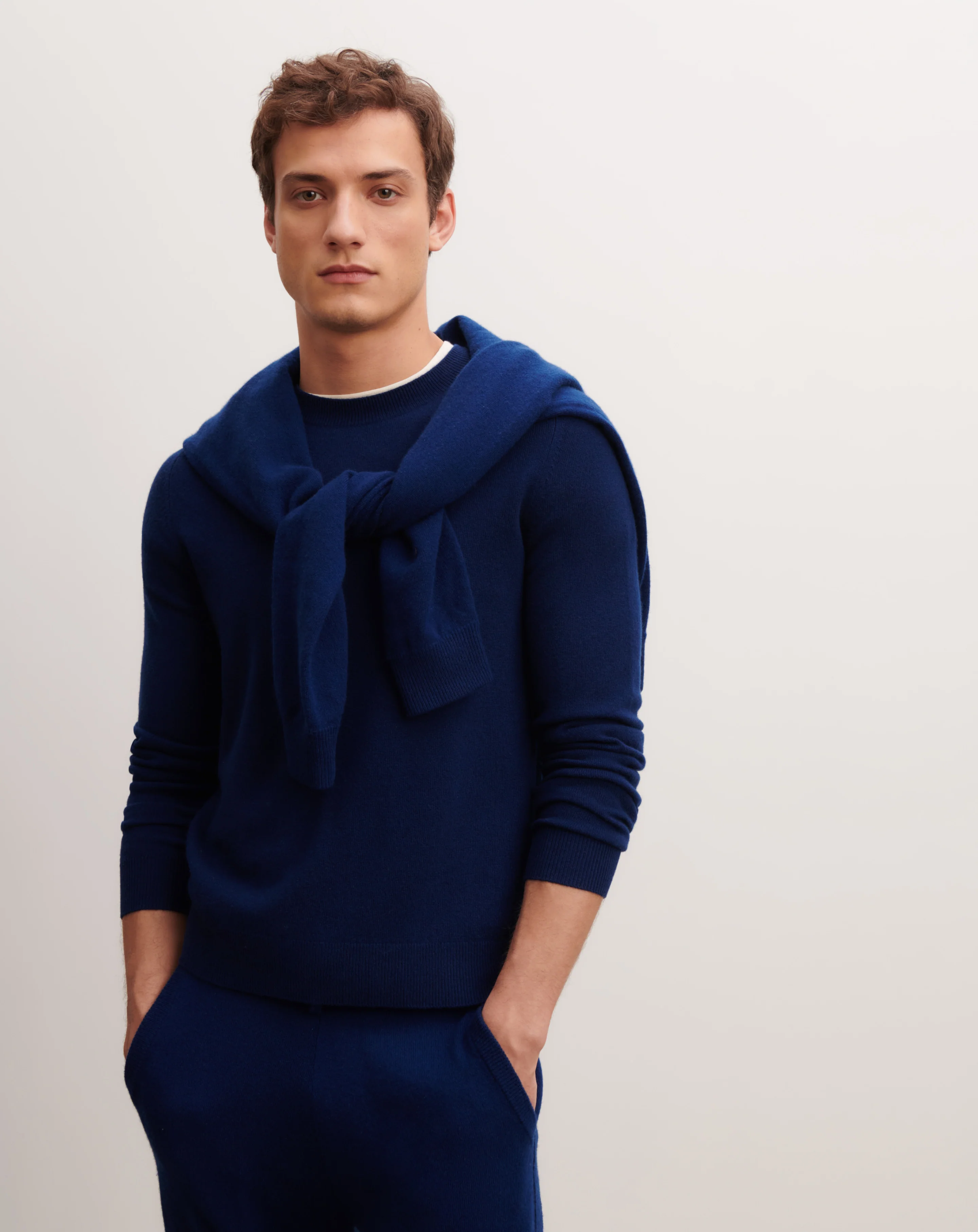 Pull col rond manches marteau