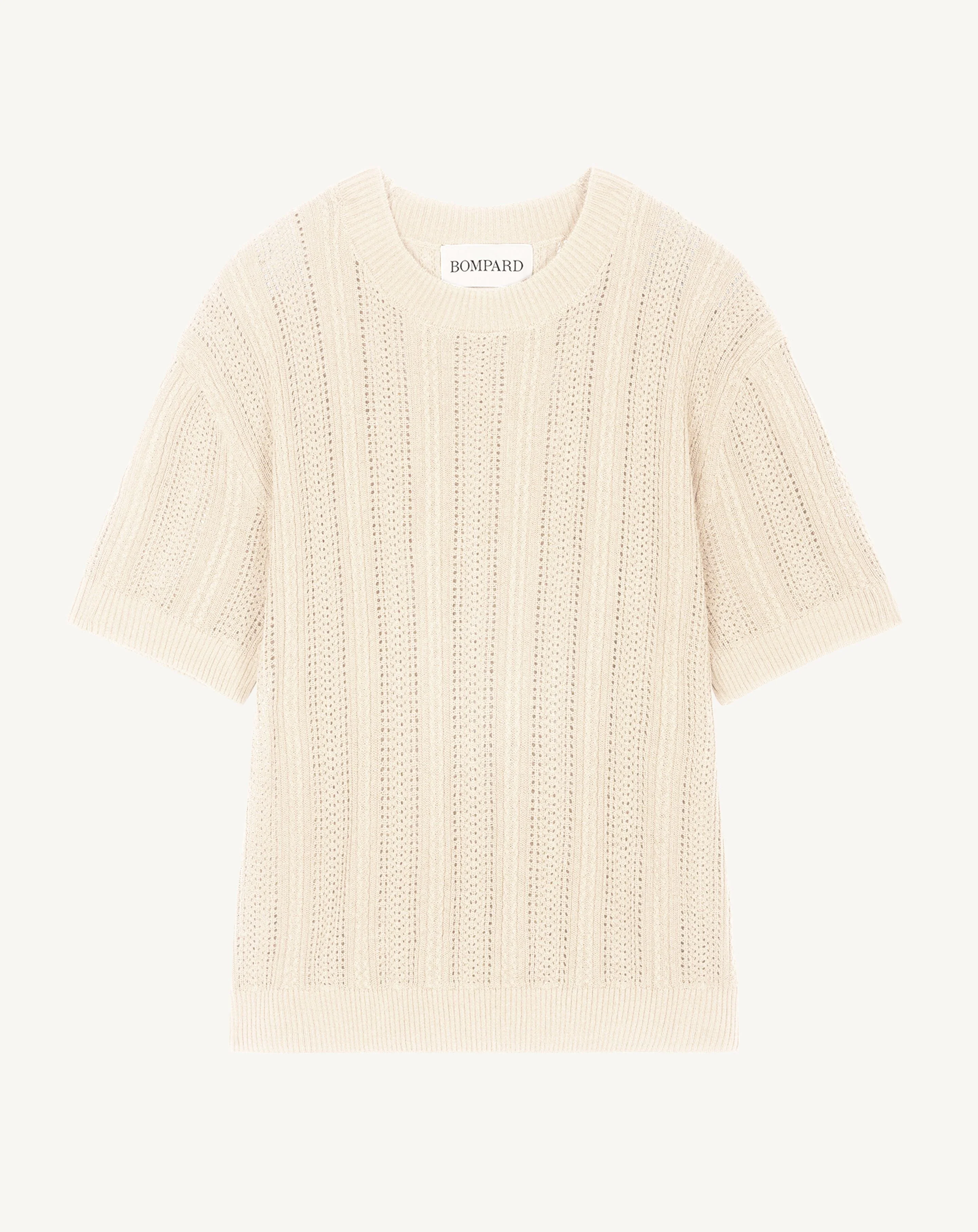 Pull col rond pointelle - Image 4