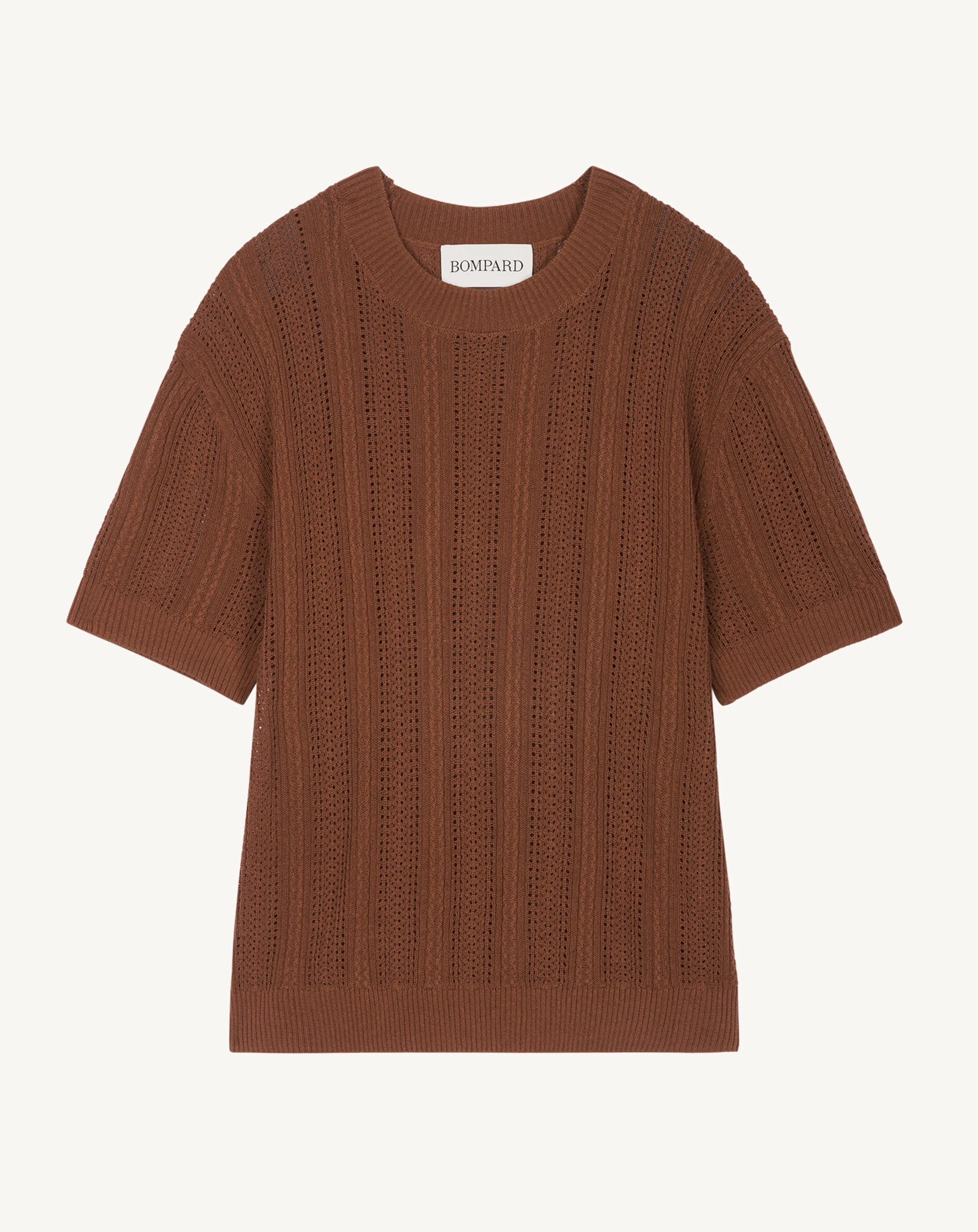 Pull col rond pointelle - Image 5