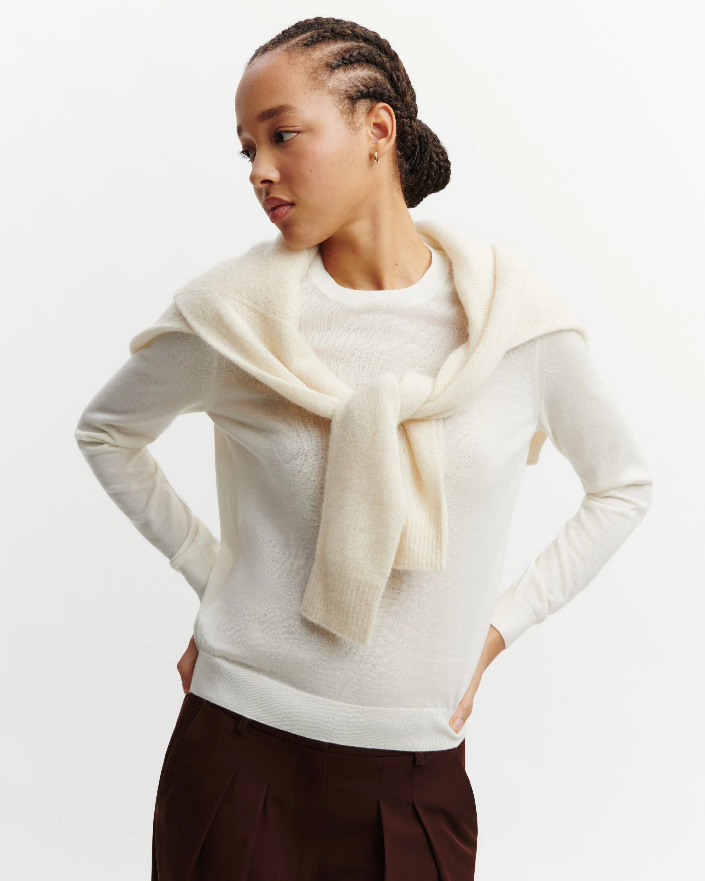 Pull col rond ultrafin