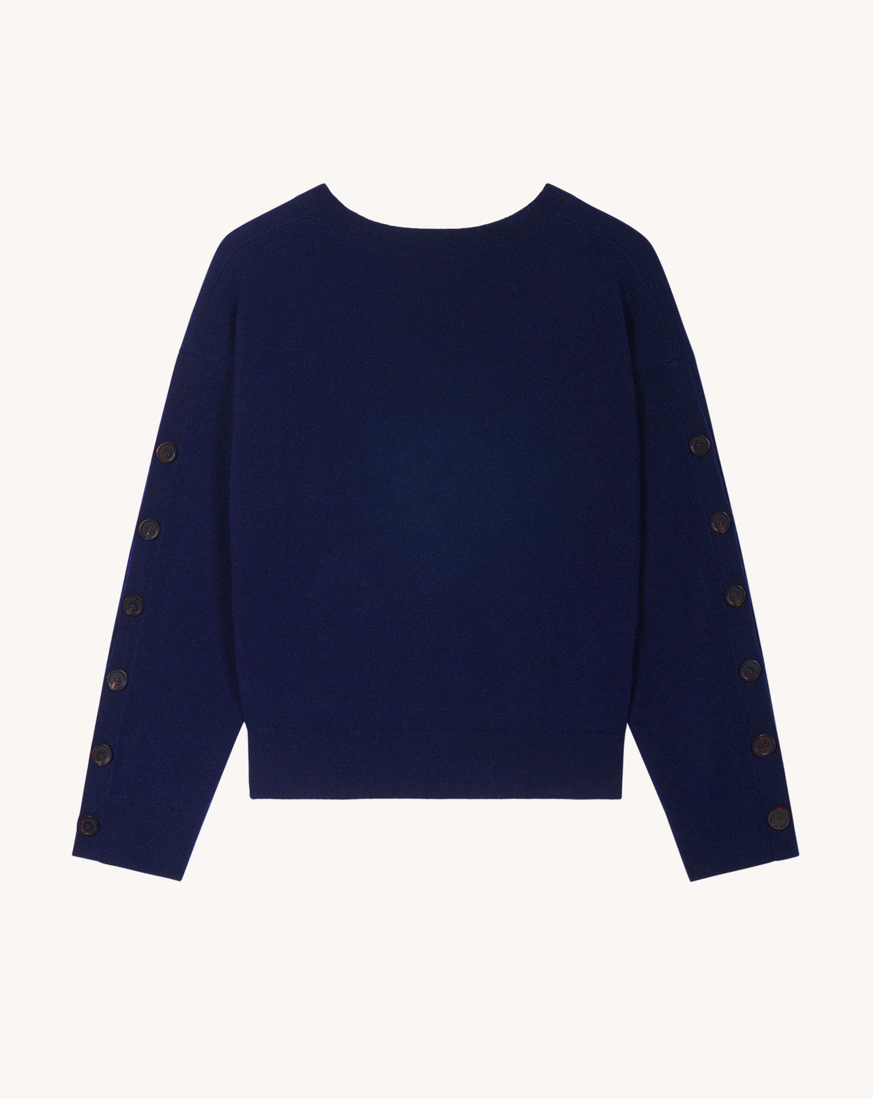 Pull col V Ă boutons - Image 5
