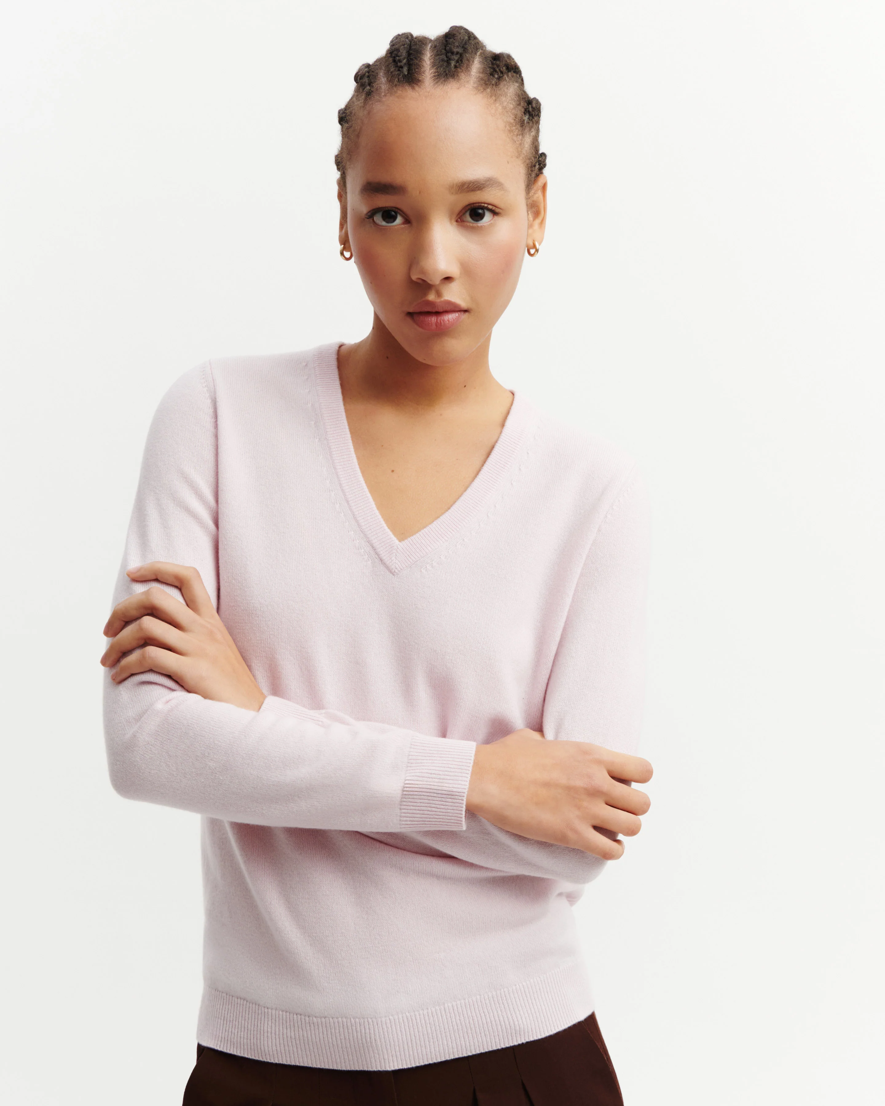 Pull col V classique - Image 2