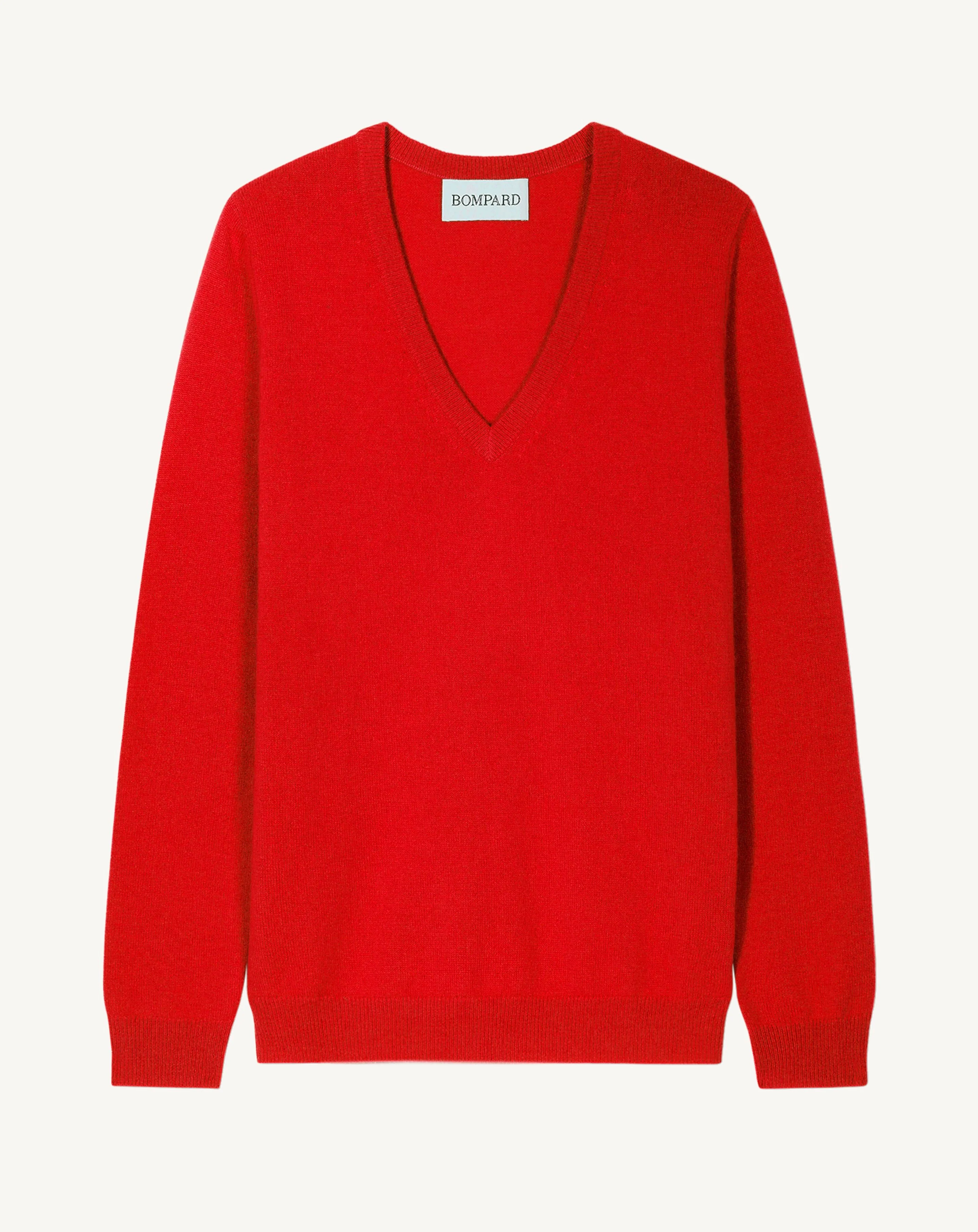 Pull col V classique