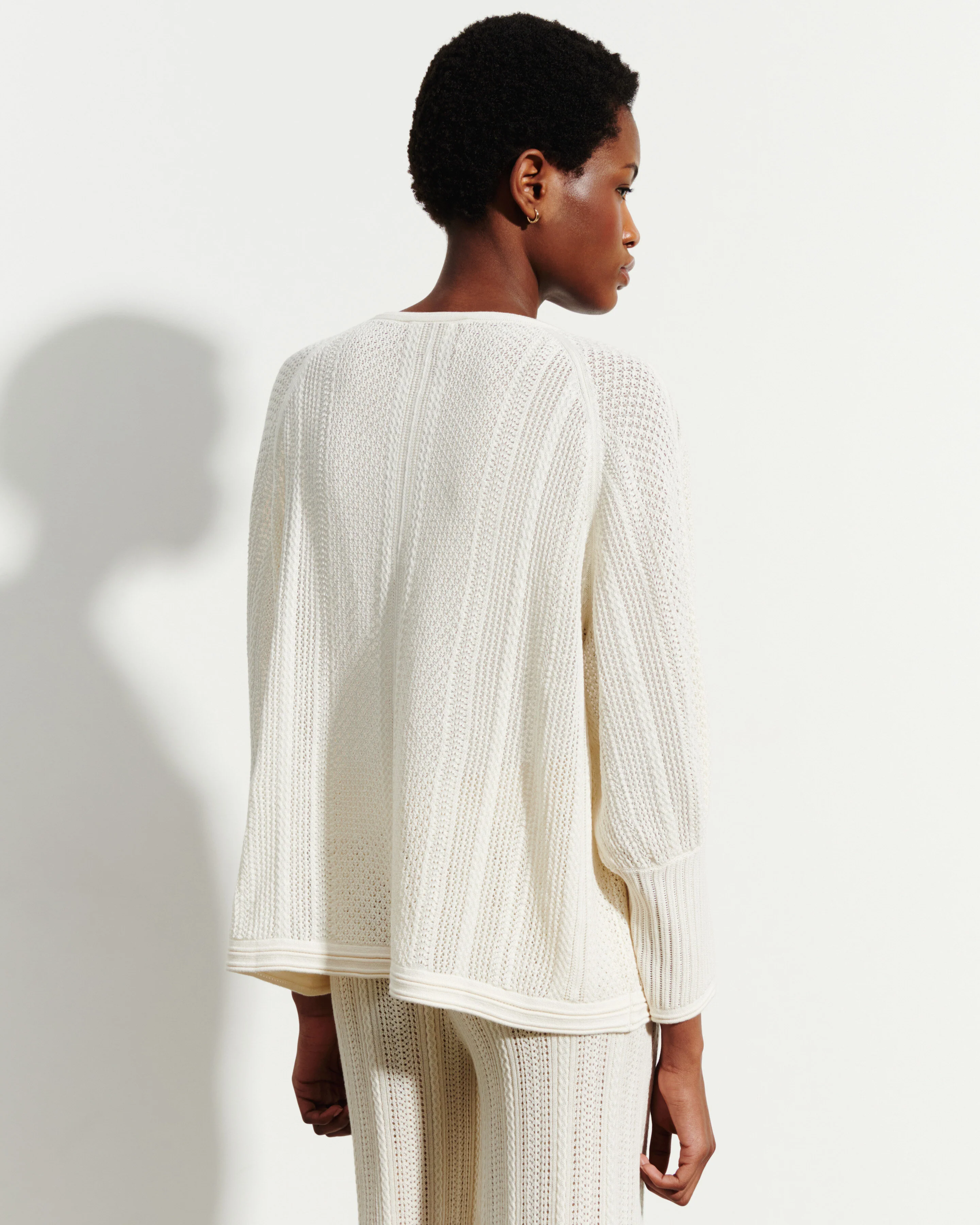 Pull col V pointelle - Image 2