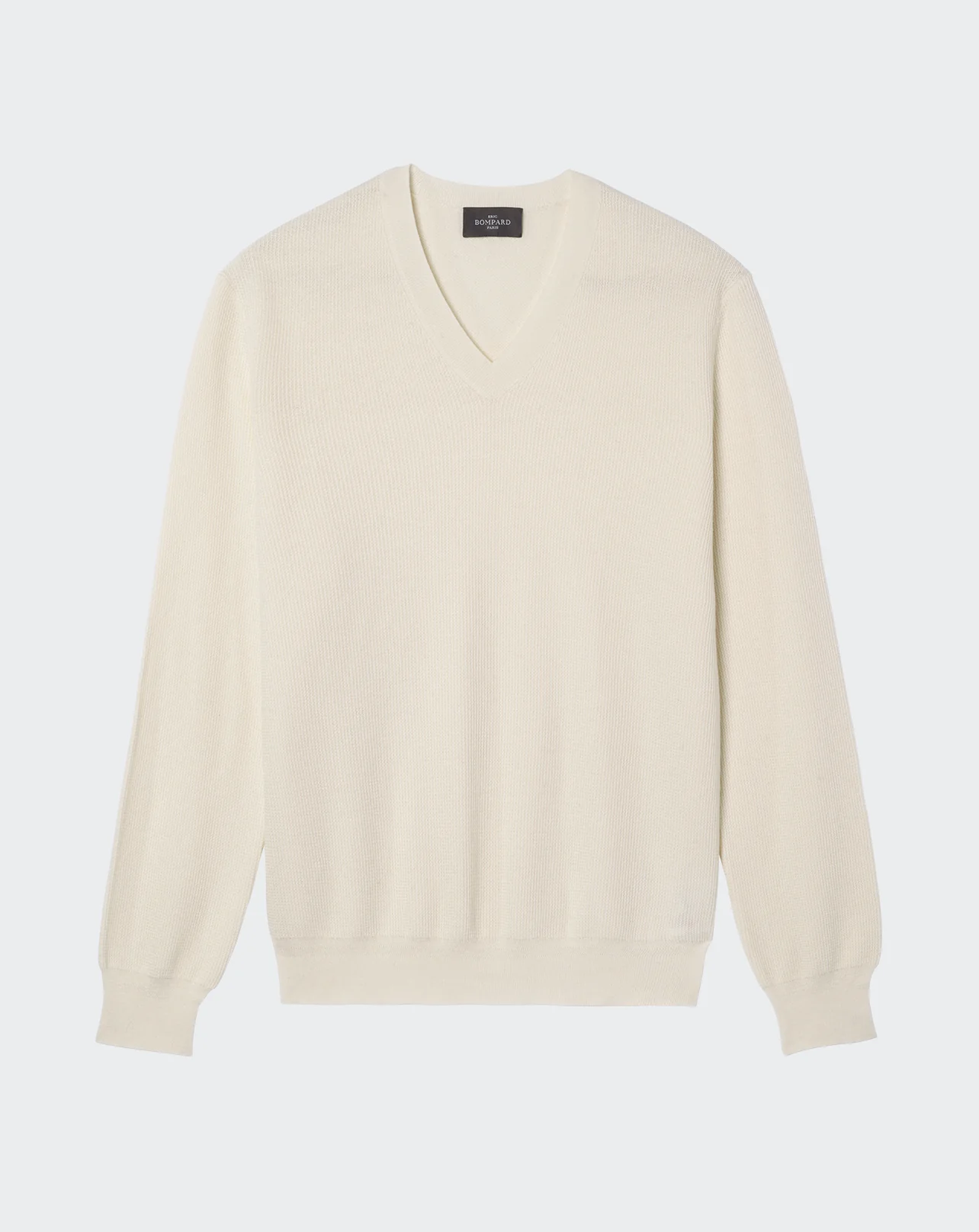 Pull col V texturé - Image 5