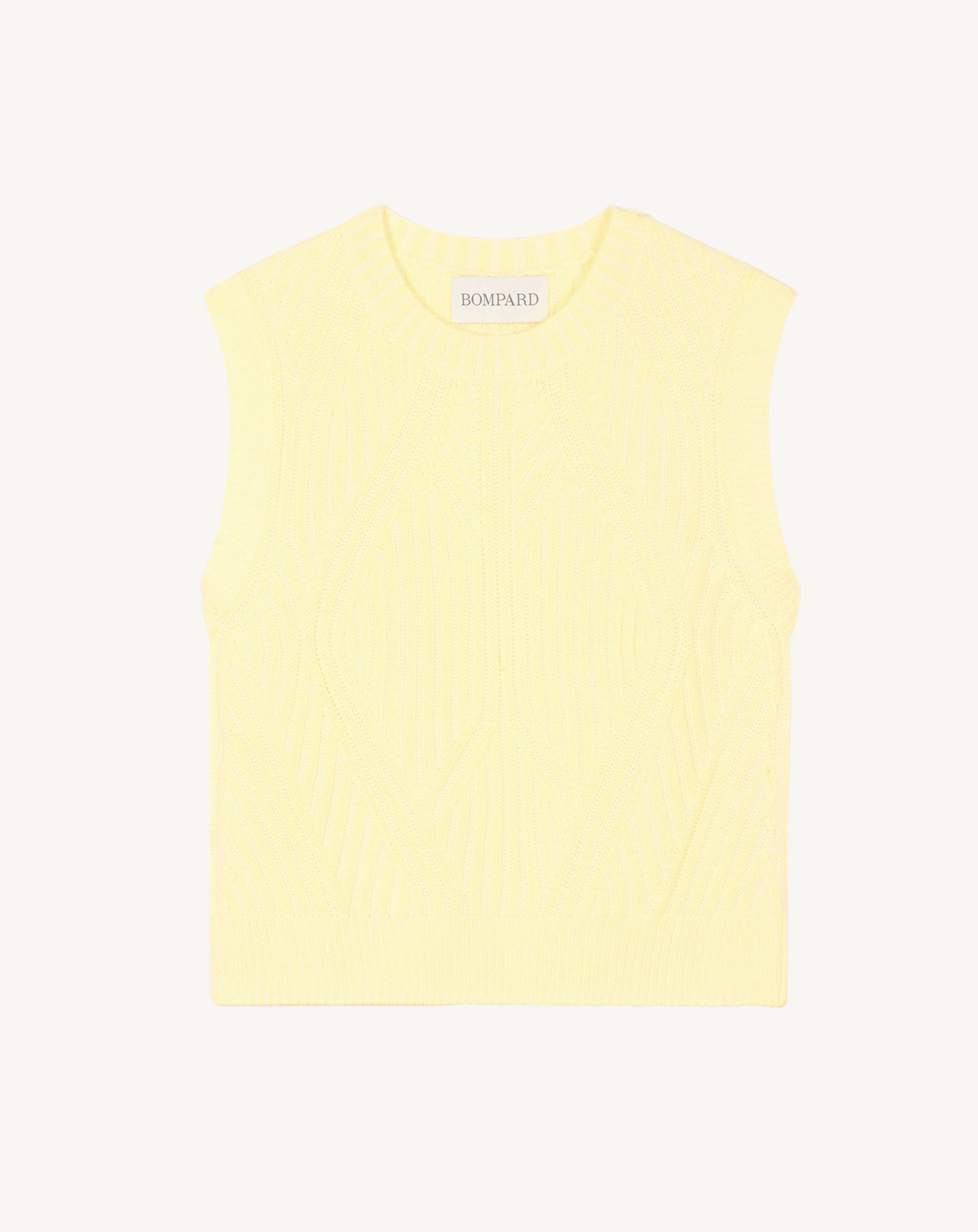 Pull sans manches à côtes - Image 4