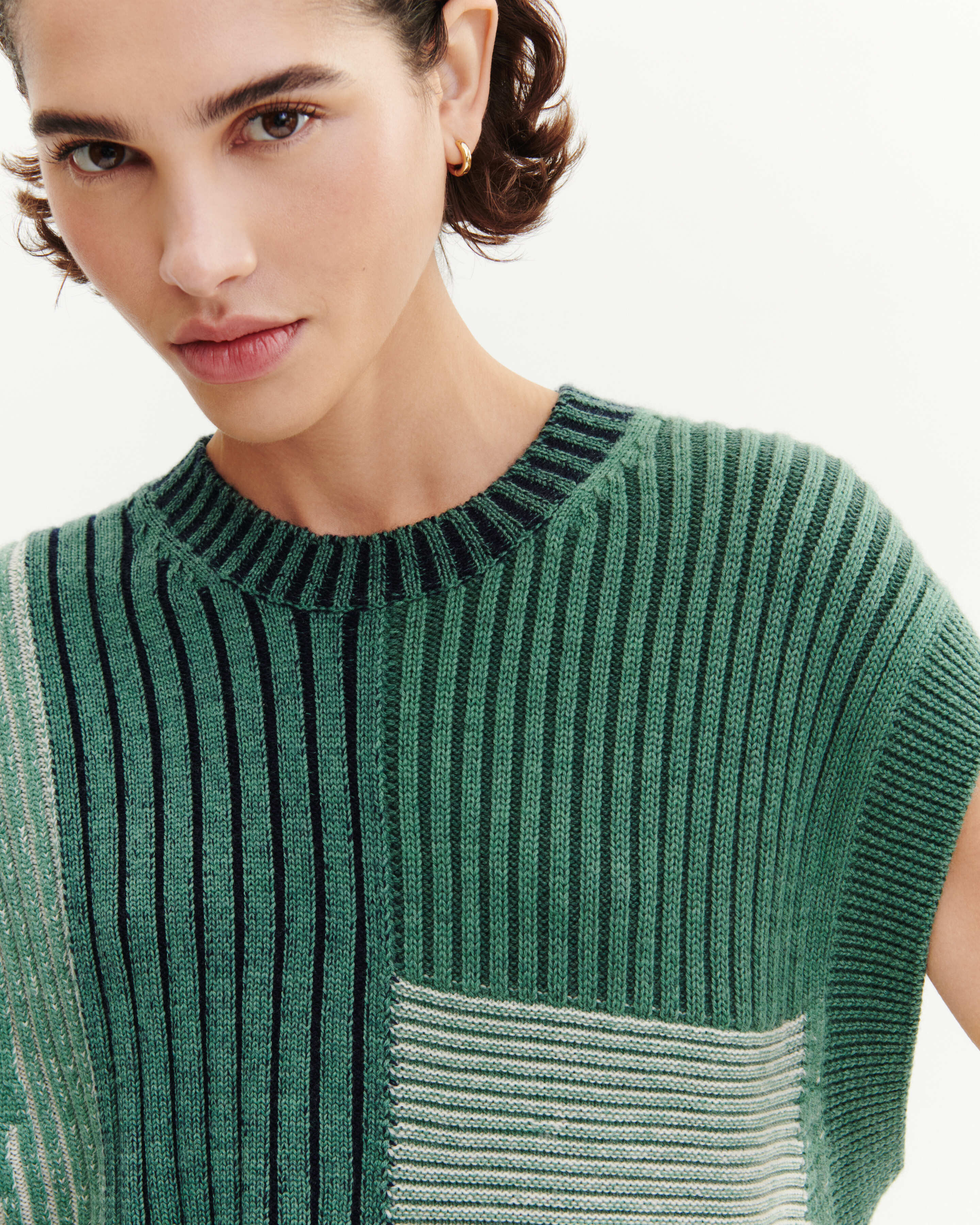 Pull sans manches patchwork - Image 2