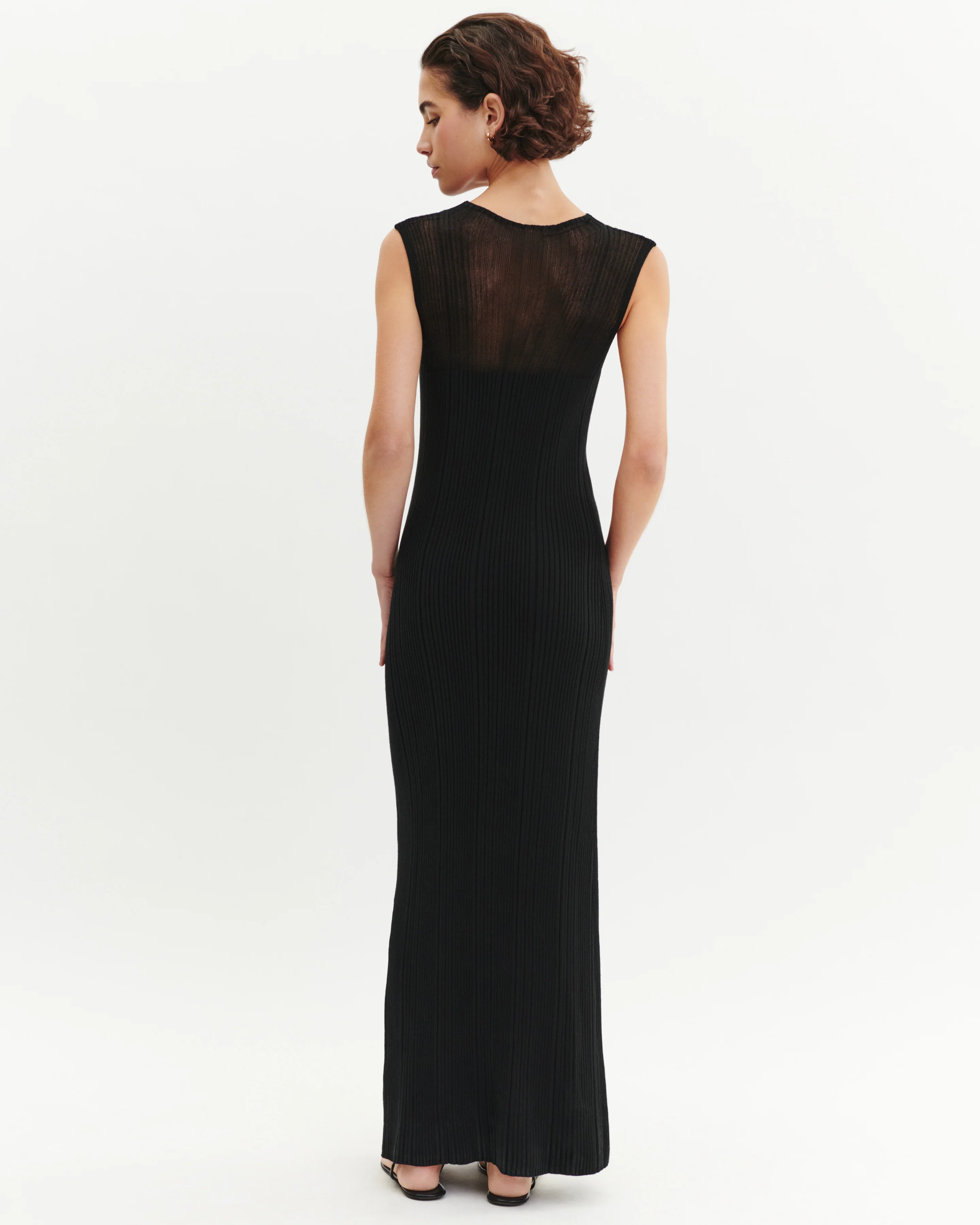Robe à côtes transparentes - Image 2