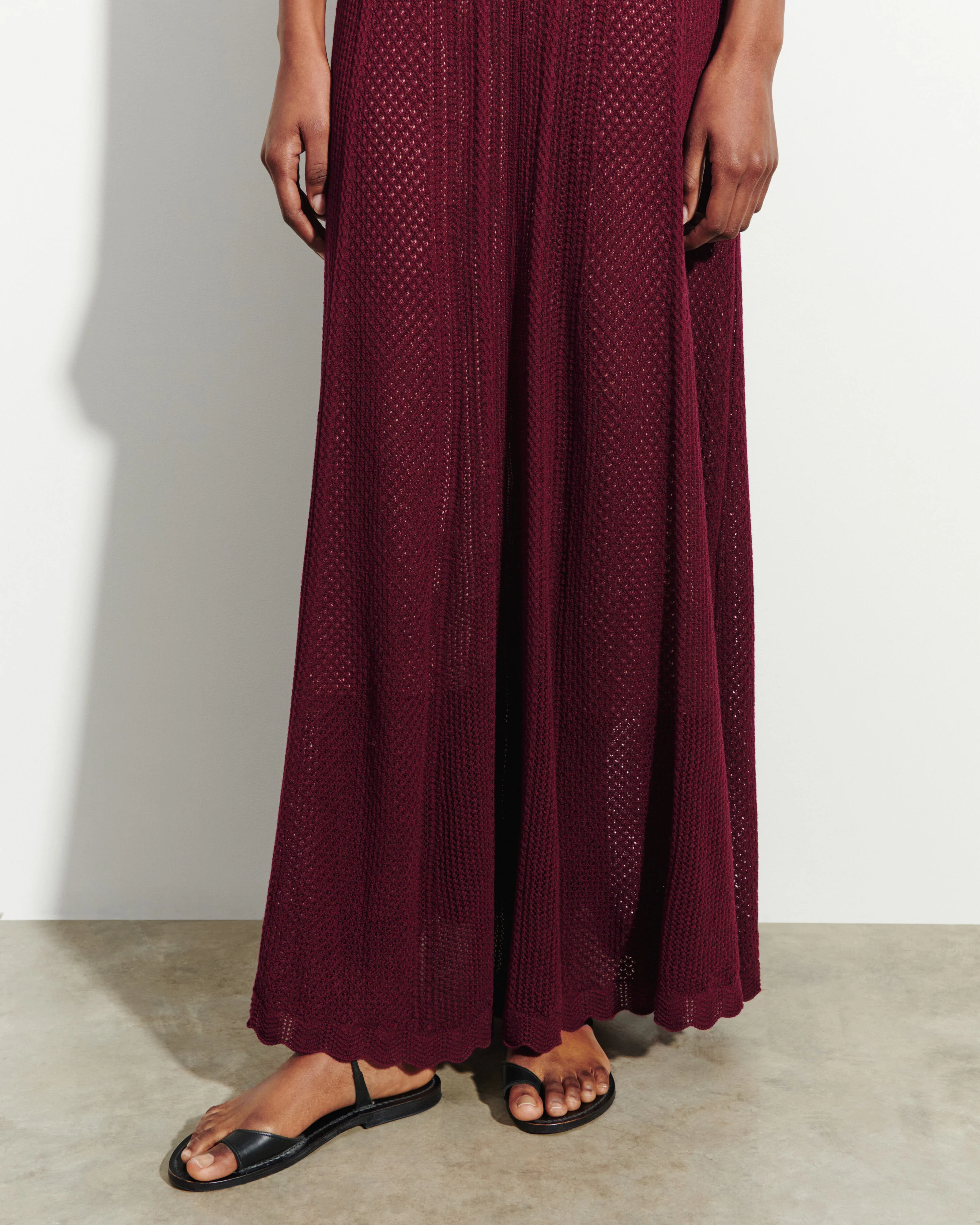 Robe longue pointelle - Image 4