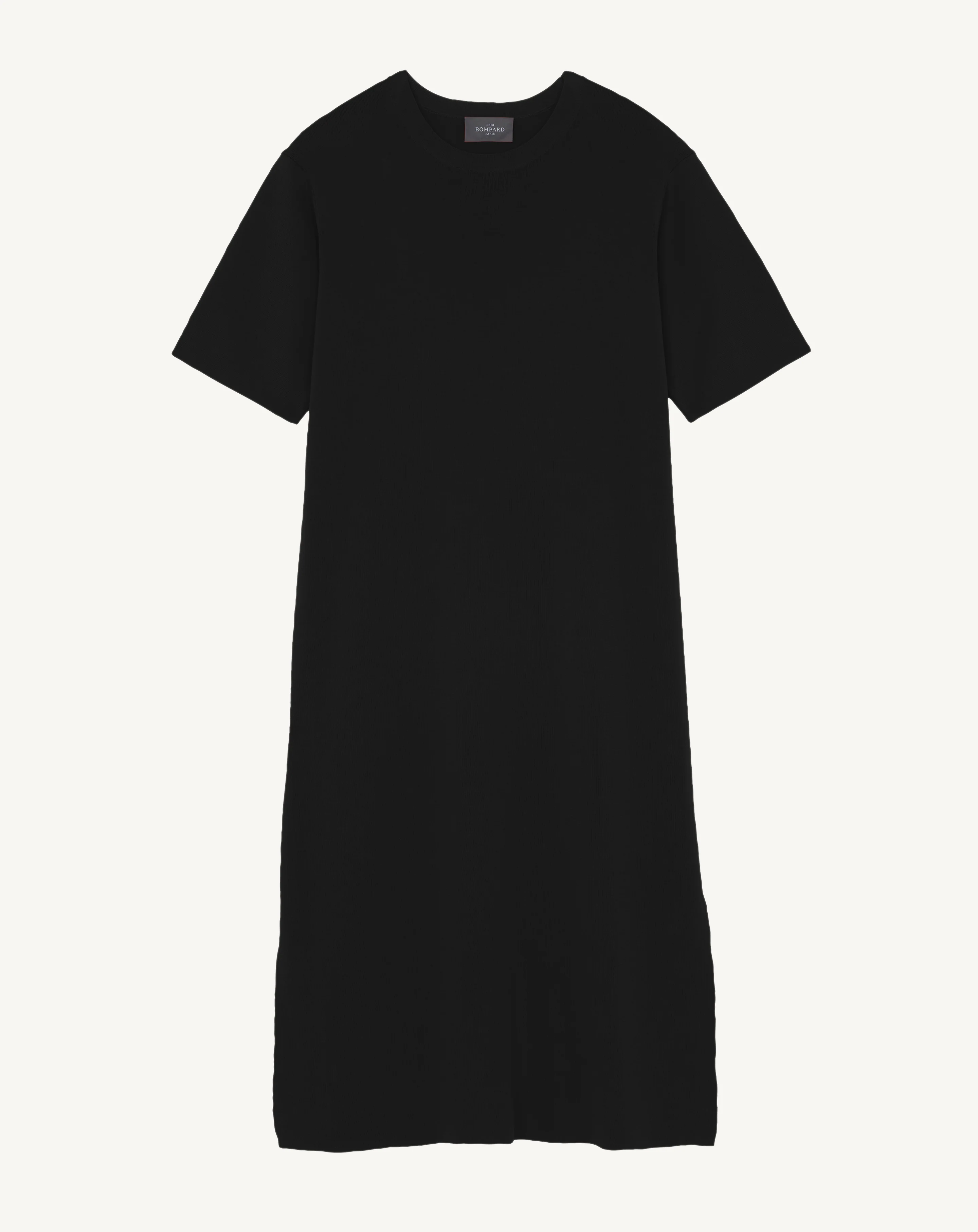 Robe T-shirt maille unie - Image 4