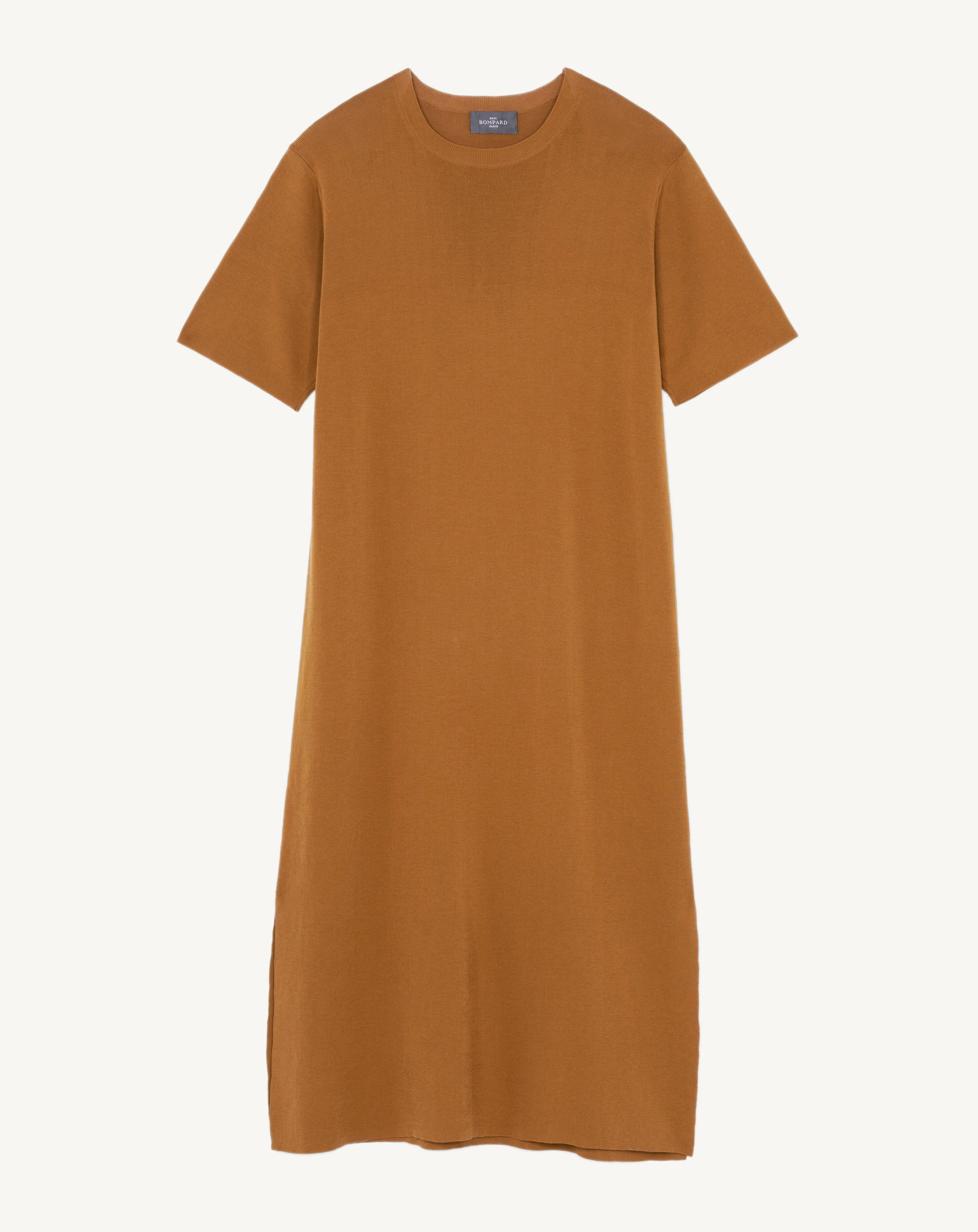Robe T-shirt maille unie - Image 5