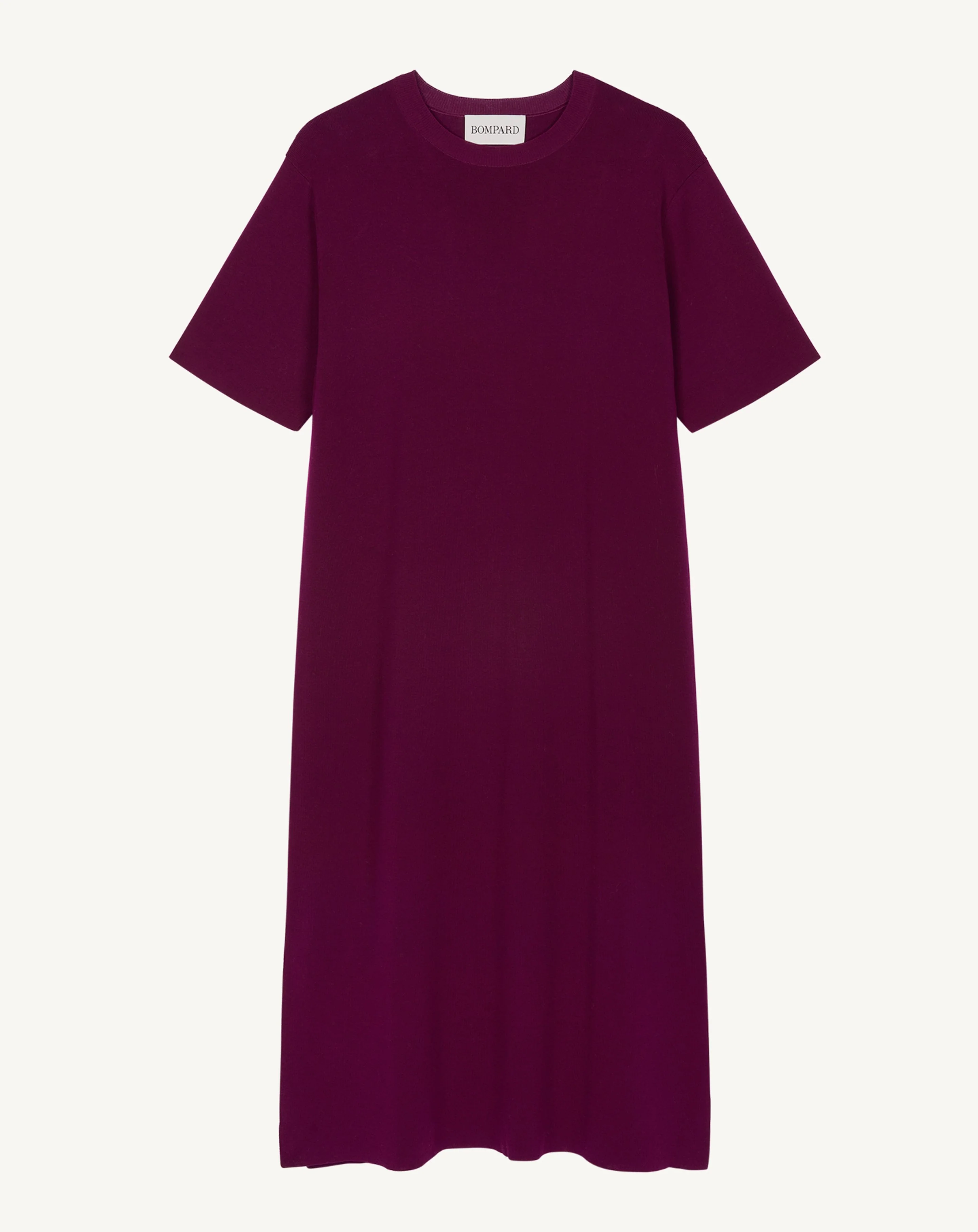 Robe T-shirt maille unie - Image 5