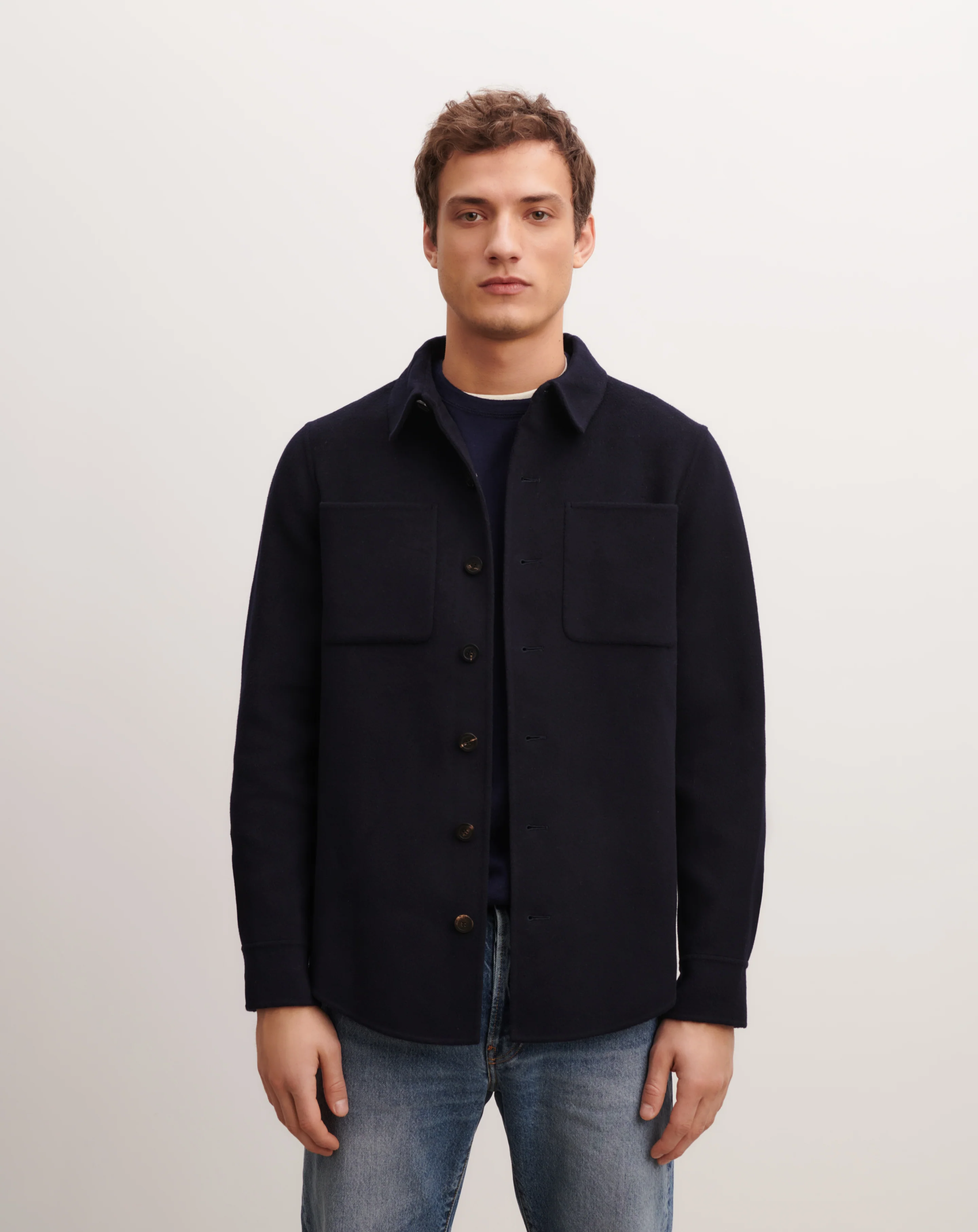 Sur-chemise double face