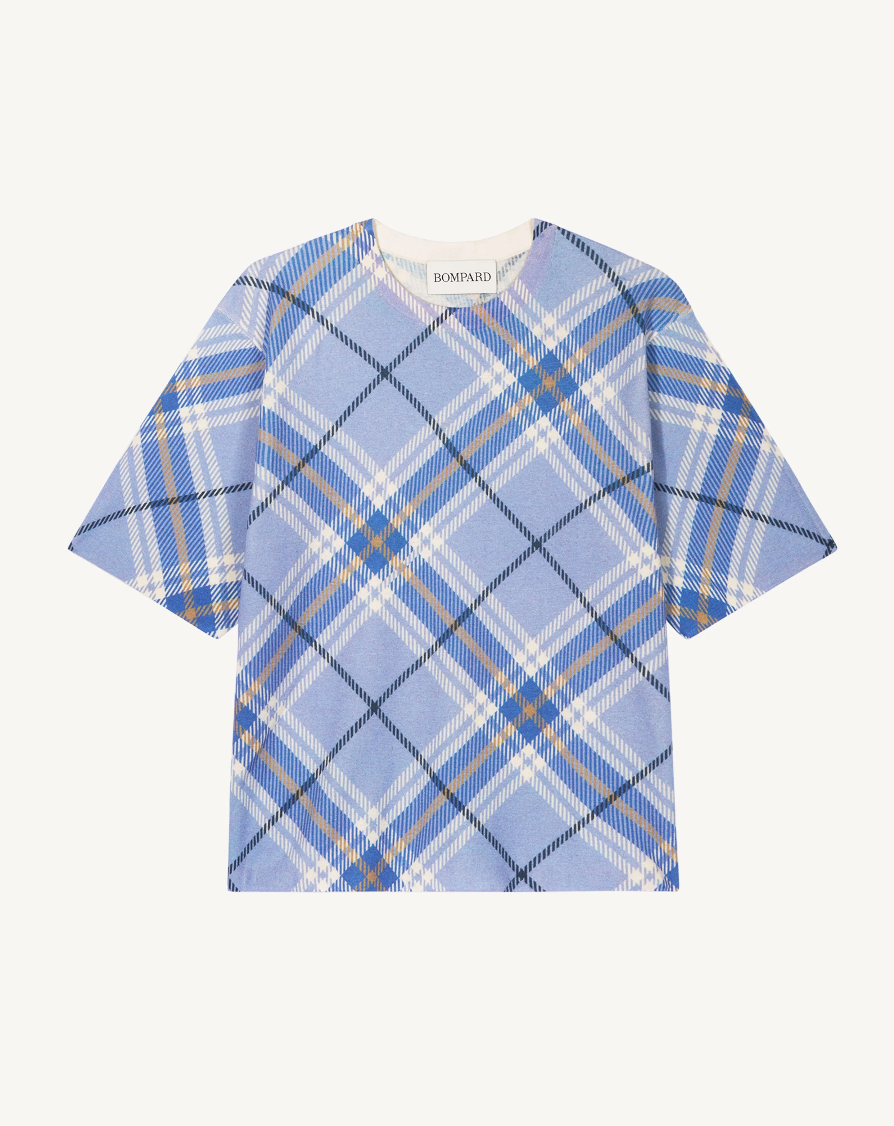 T-shirt ample imprimé tartan - Image 4