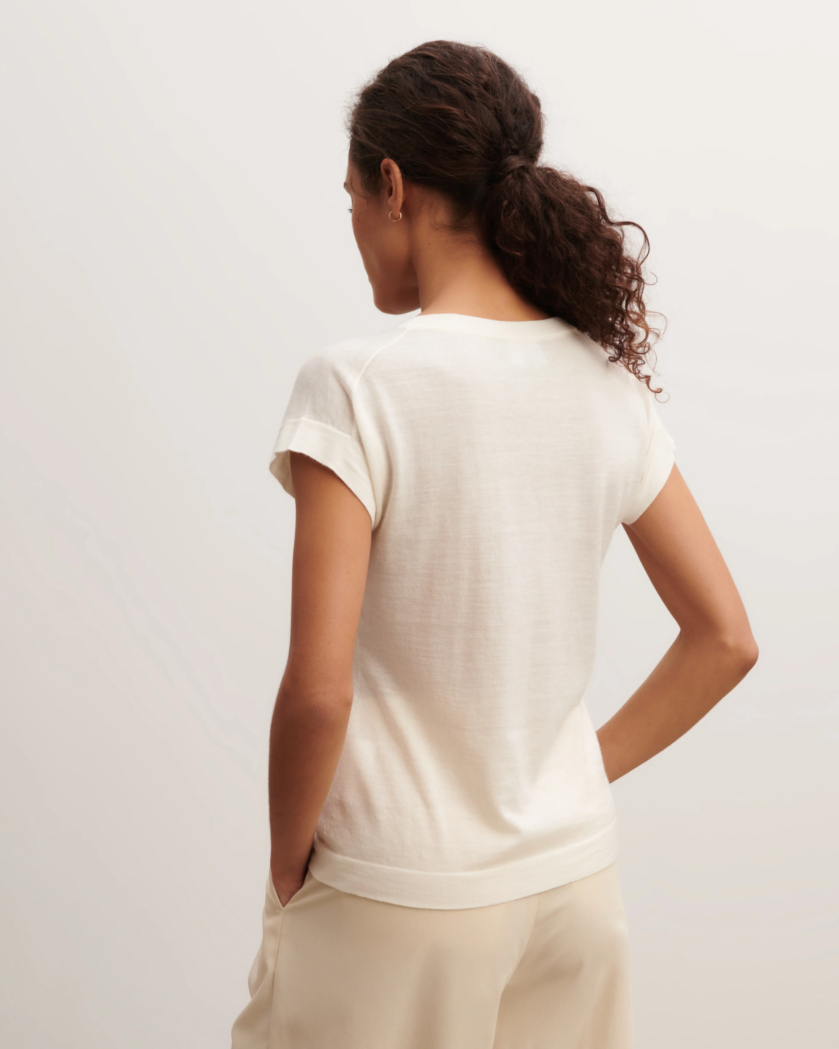 T-shirt col rond - Image 2