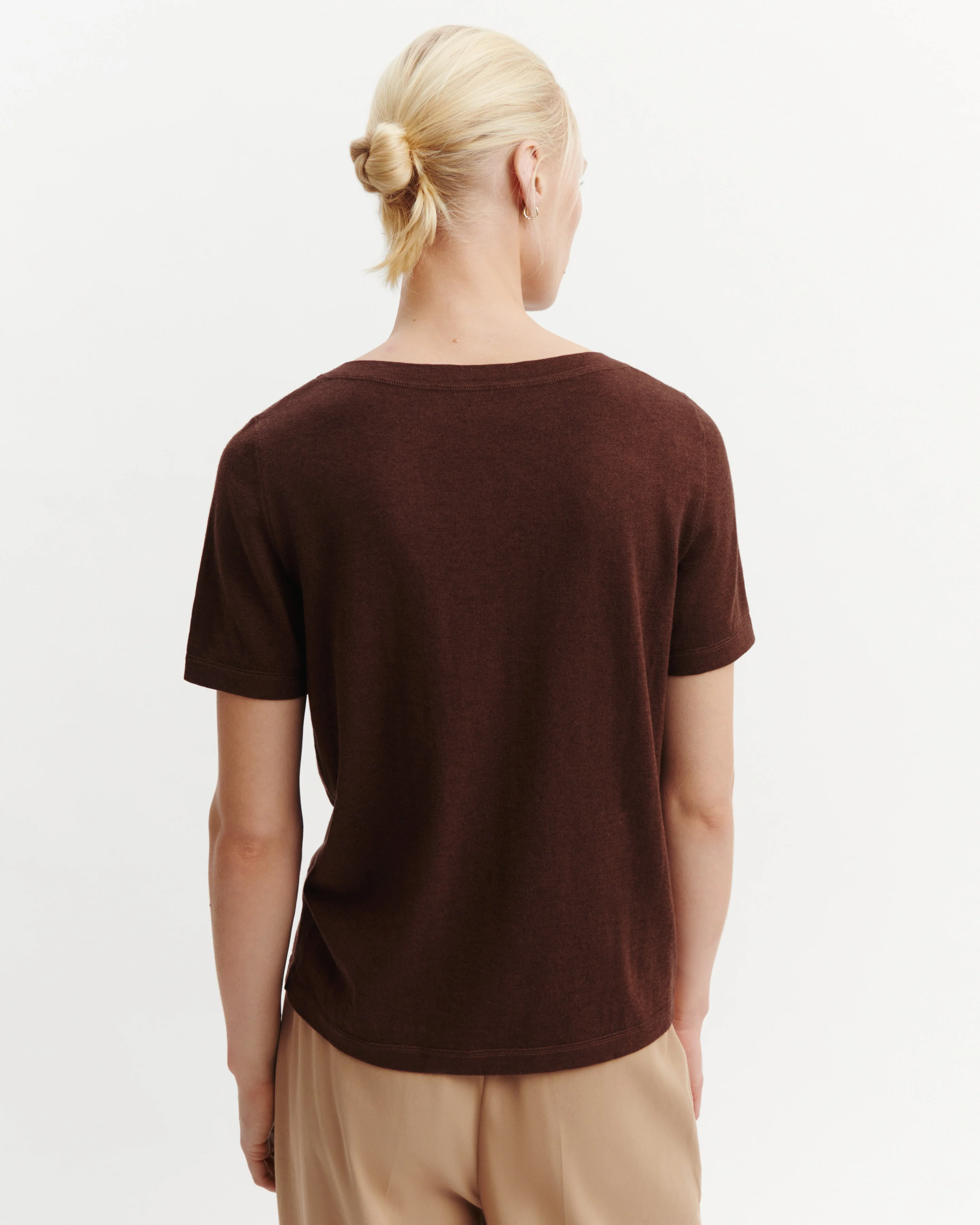 T-shirt col V - Image 3