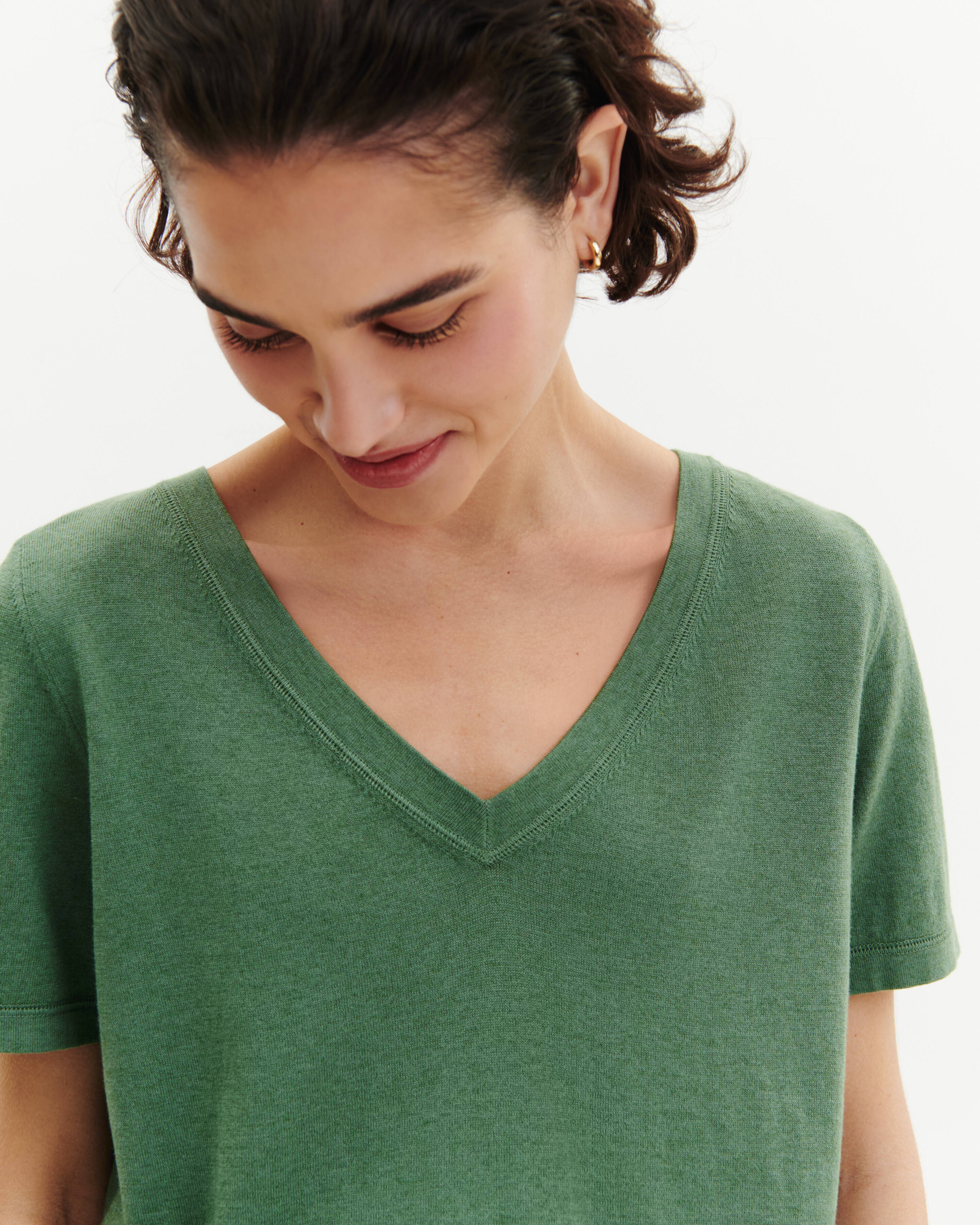 T-shirt col V - Image 4