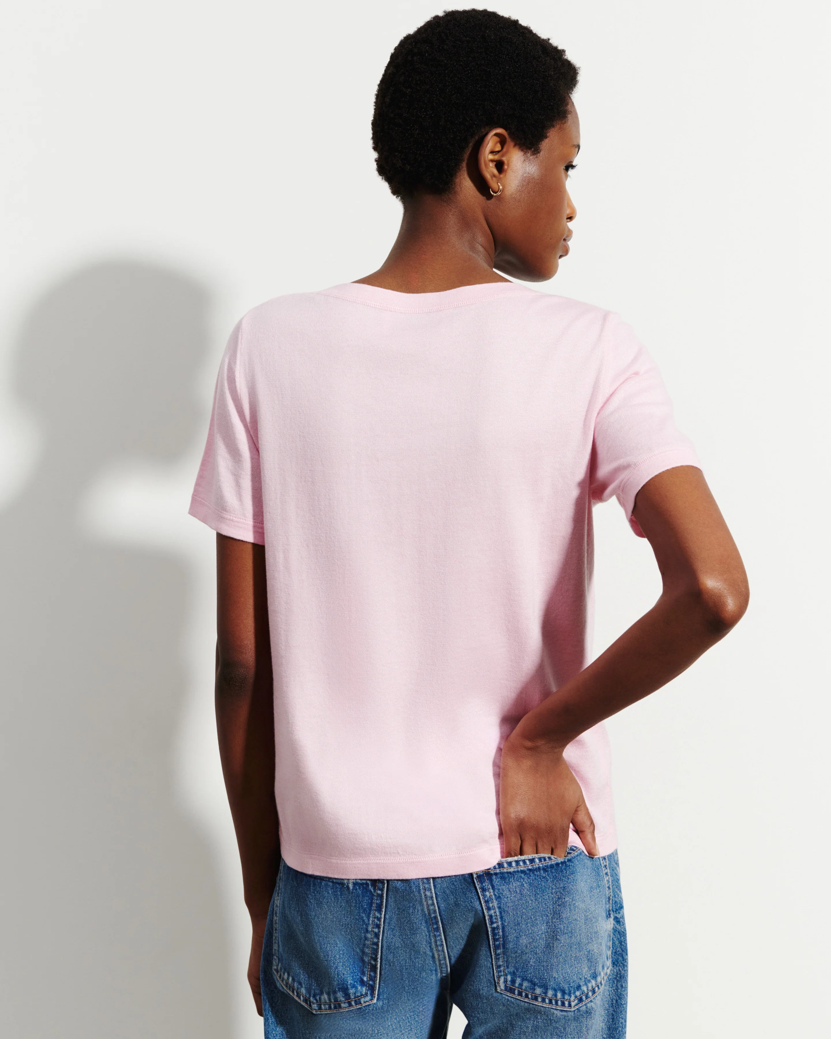 T-shirt col V - Image 3