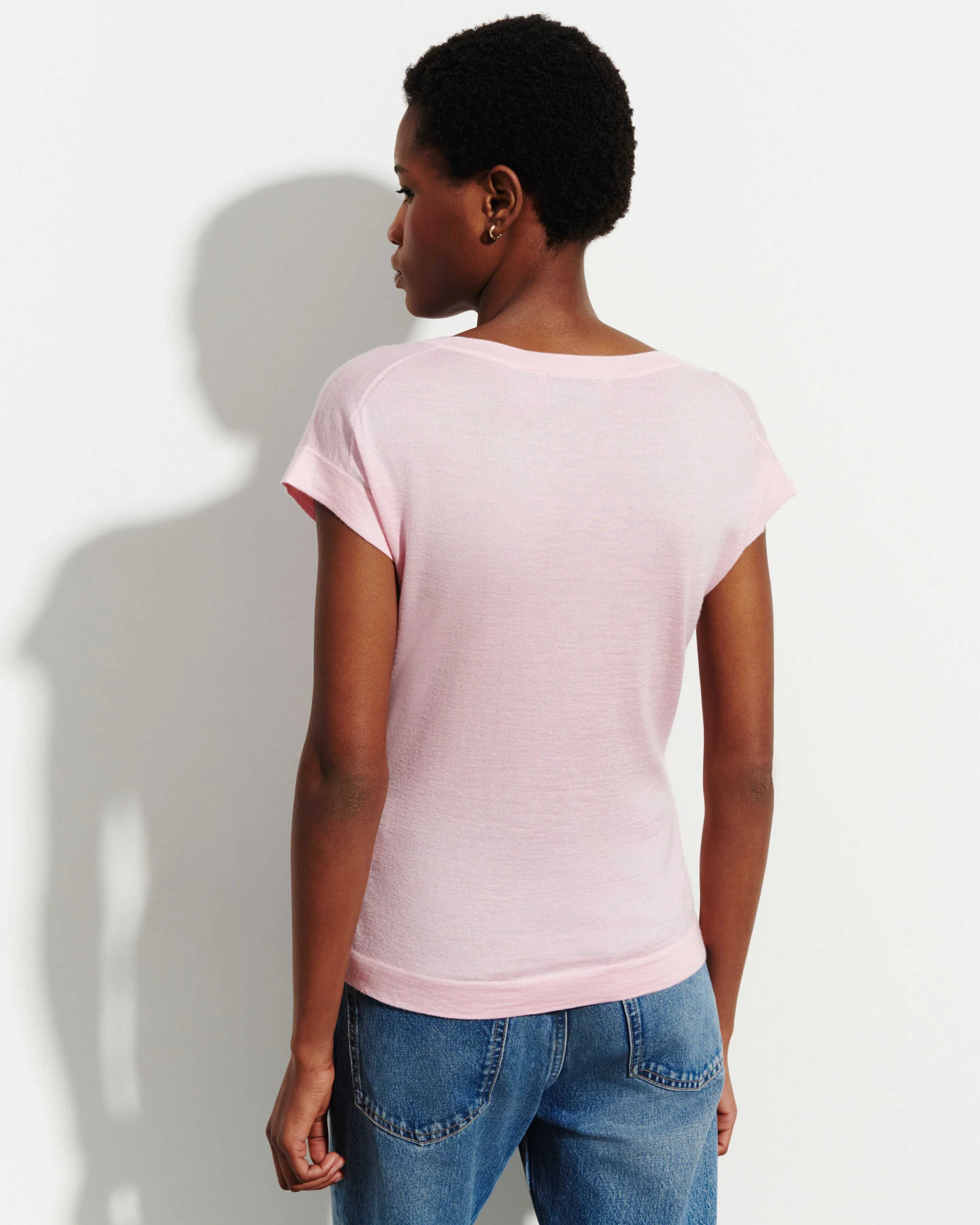 T-shirt col V - Image 3