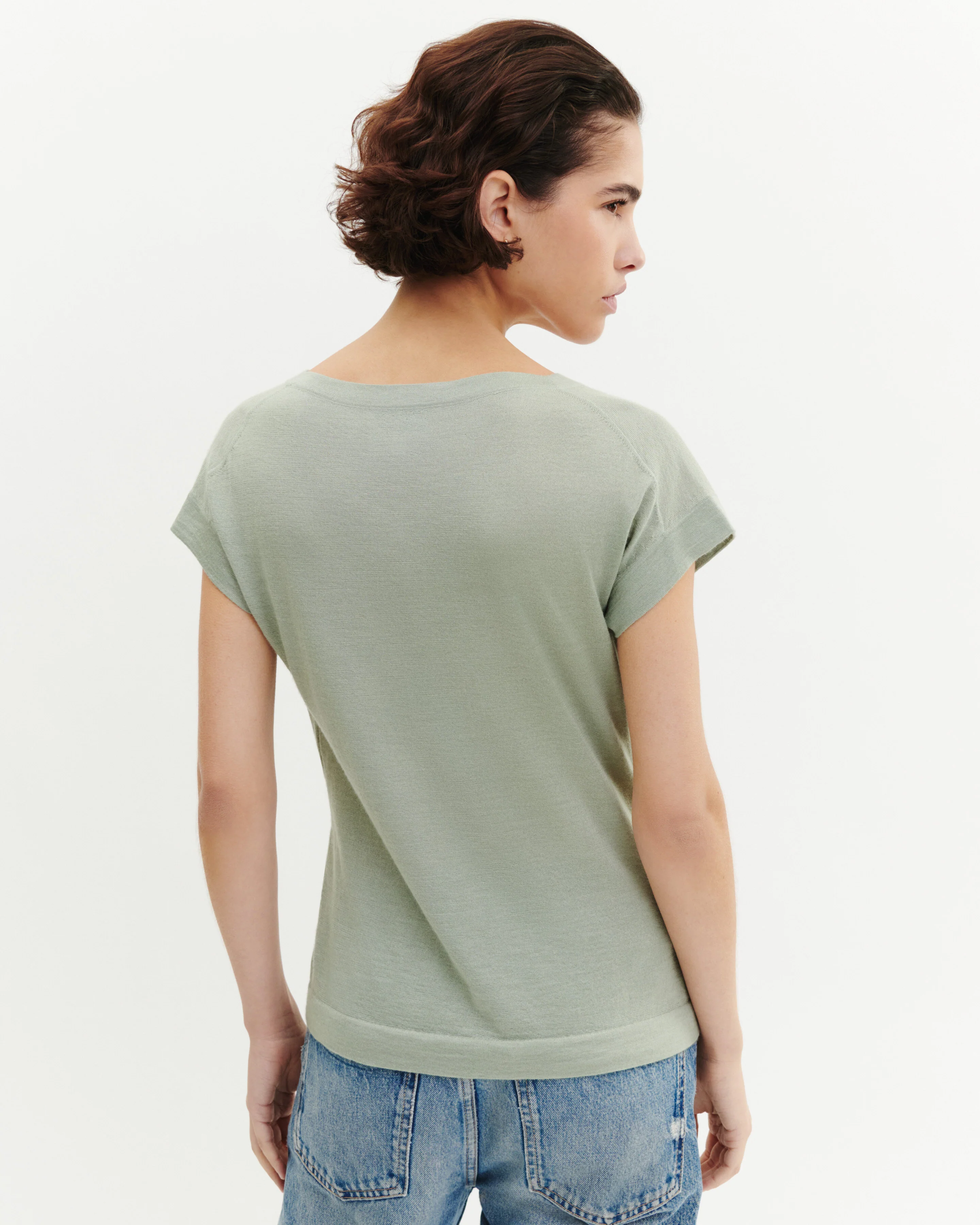 T-shirt col V - Image 3
