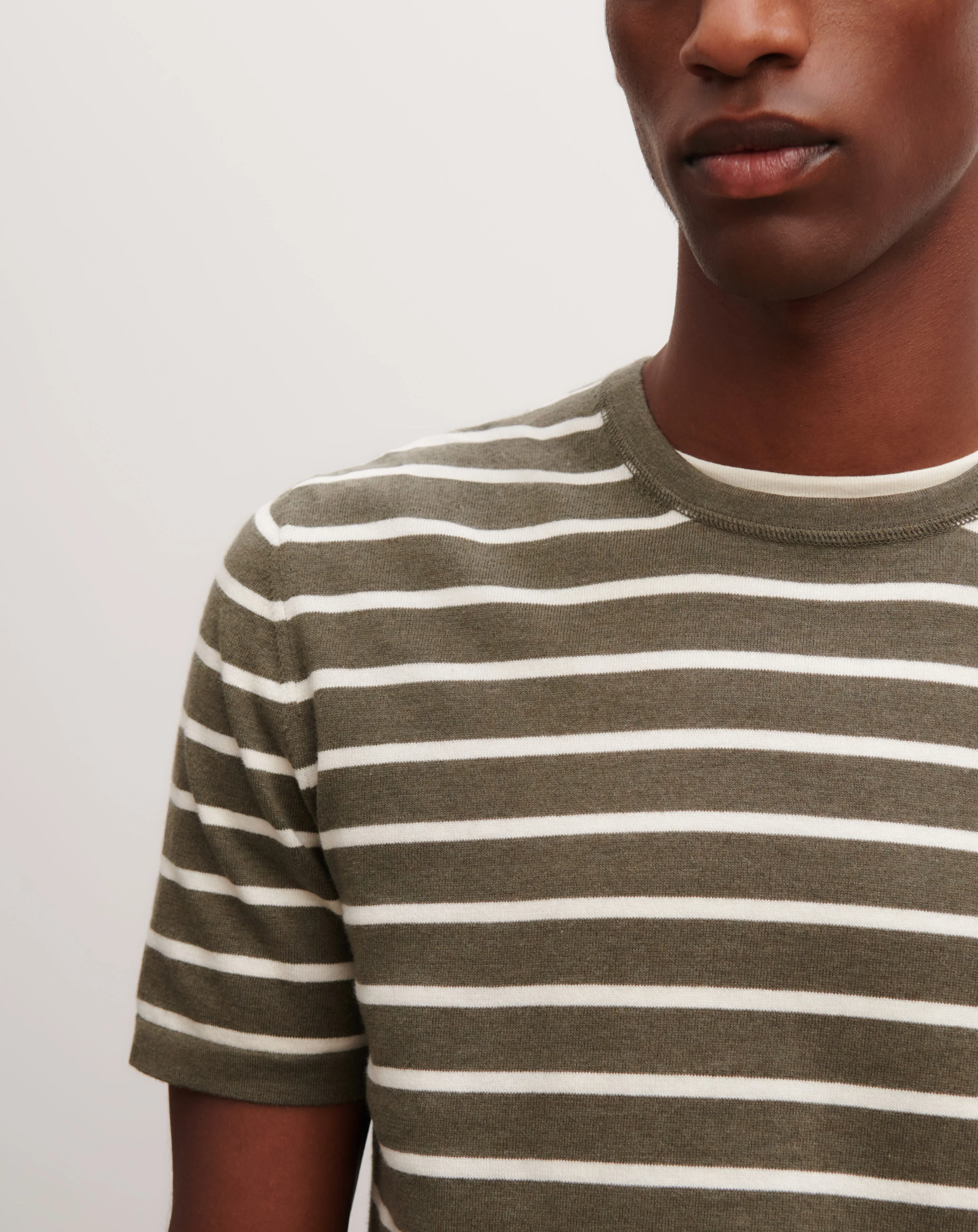 T-shirt ultrafin rayé - Image 3