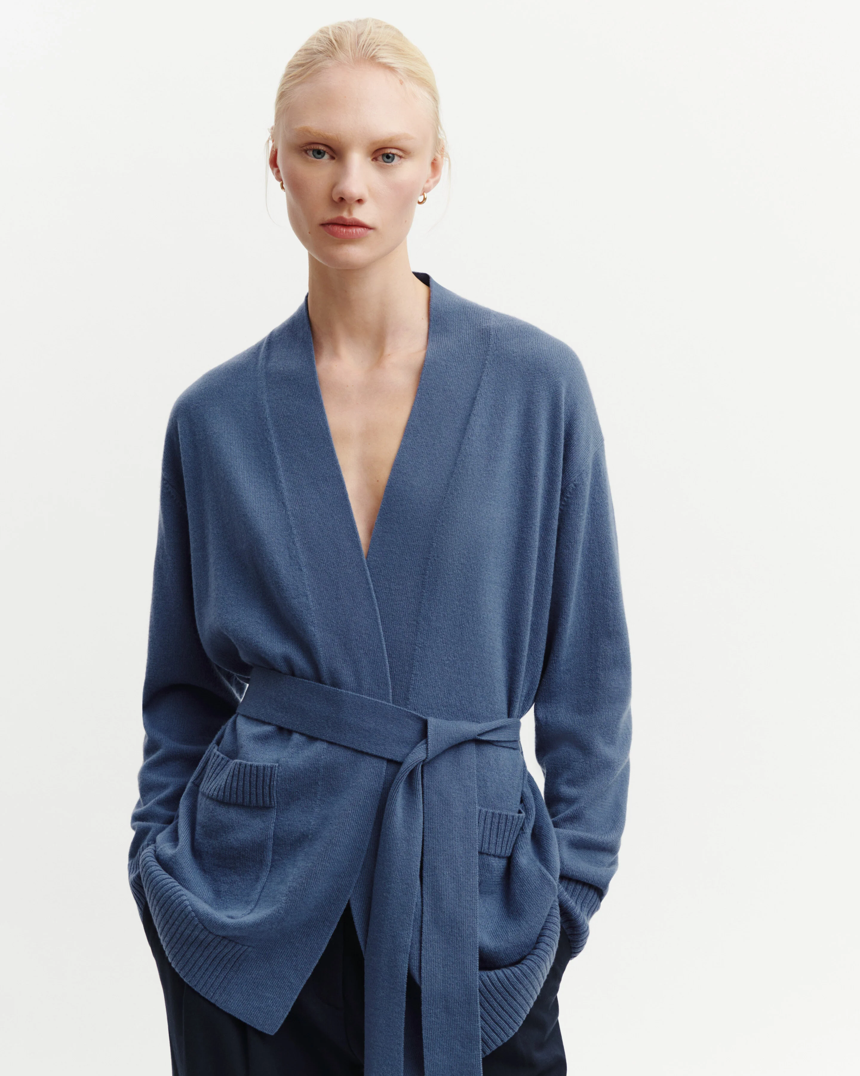 Veste cosy ceinturée