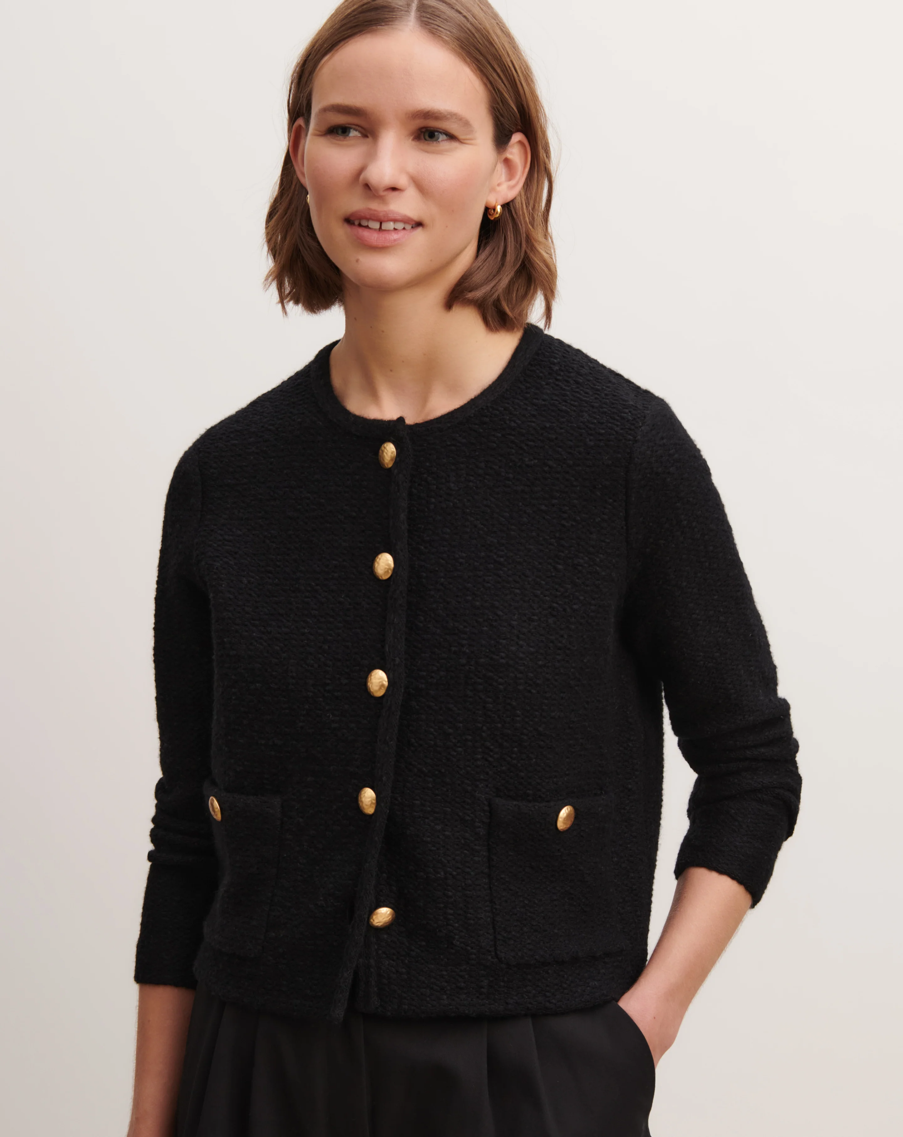 Veste en jacquard